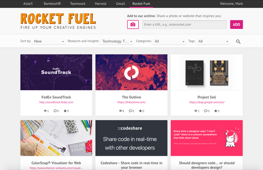 Rocket Fuel Homepage